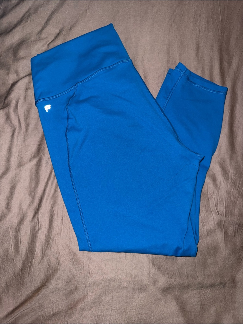 Fabletics PowerHold Bright Blue High-Rise Performance Leggings